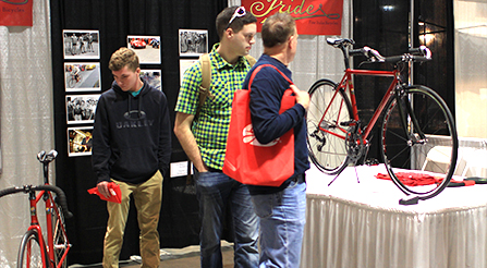 photo of Italian Bicycle display at North American Handmade Bicycle Show 