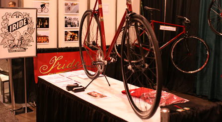 photo of Iride, Fine Italian Bicycle display at North American Handmade Bicycle Show 2014, Charlotte, North Carolina
