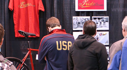 study-of-Iride-USA-historical-photos-velodrome-racers-in-Italy-and-New-York-City-bicycle-riders-IRIDE-usa-booth-comes-together-at-north-american-handmade-bicycle-show-2012-denver