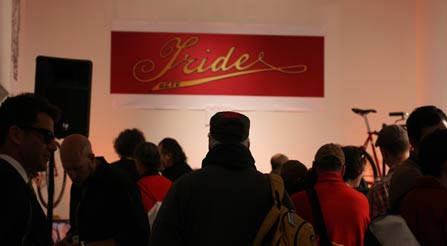 Many bicycle fans go to see Iride at the bicycle trade show in NYCf-bike-expo-nyc-gran-fondo-tour-trade-show-urban-bicycles-high-performance-noncompetitive-street-bikes-IRIDE-Italian-sweet photo